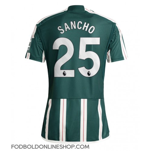 Manchester United Jadon Sancho #25 Udebanetrøje 2023-24 Kortærmet